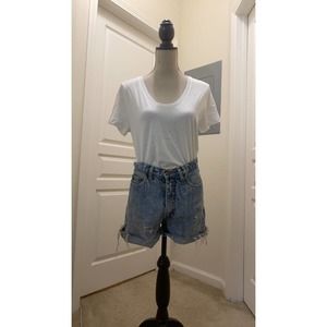 High Waisted Jean Shorts